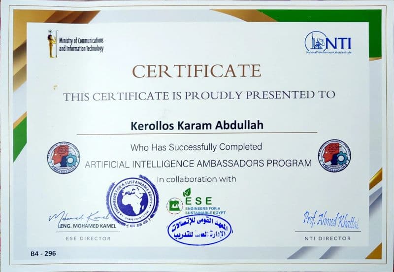 Artificial Intelligence Ambassadors Program