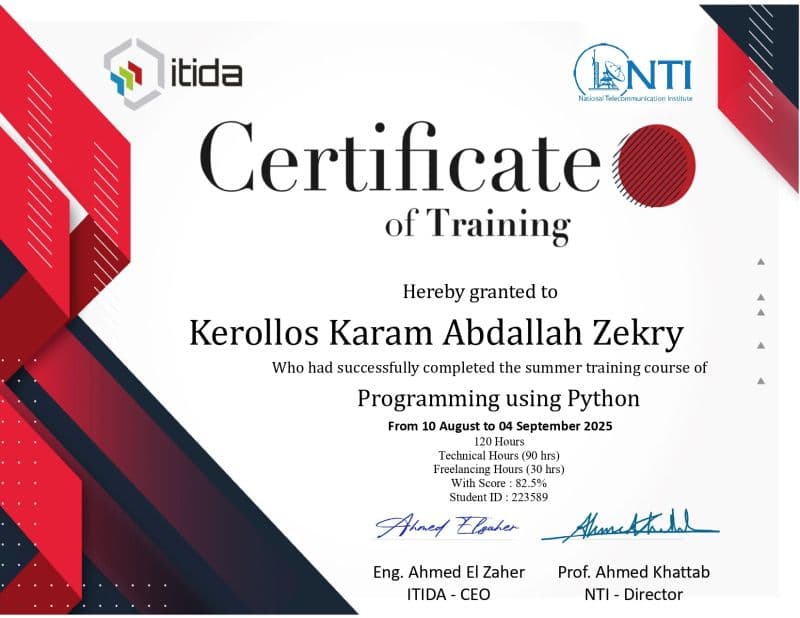 Programming using Python